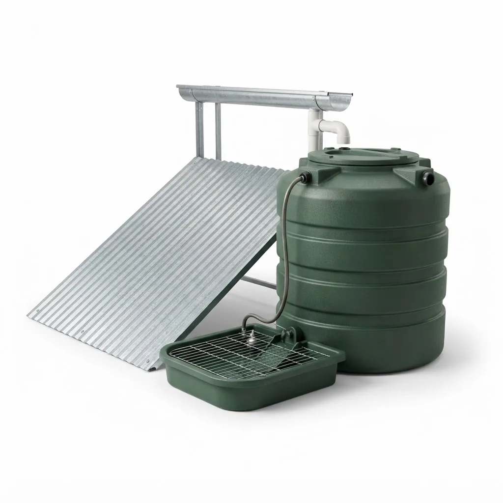 300-Gallon Wildlife Rainwater Guzzler System