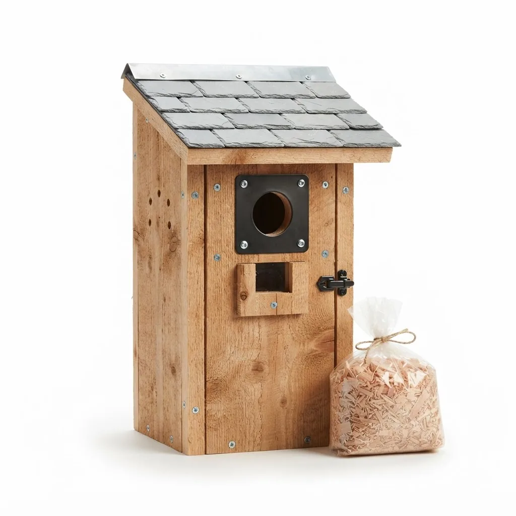 The Owl Shack™ Screech Owl & Kestrel Box
